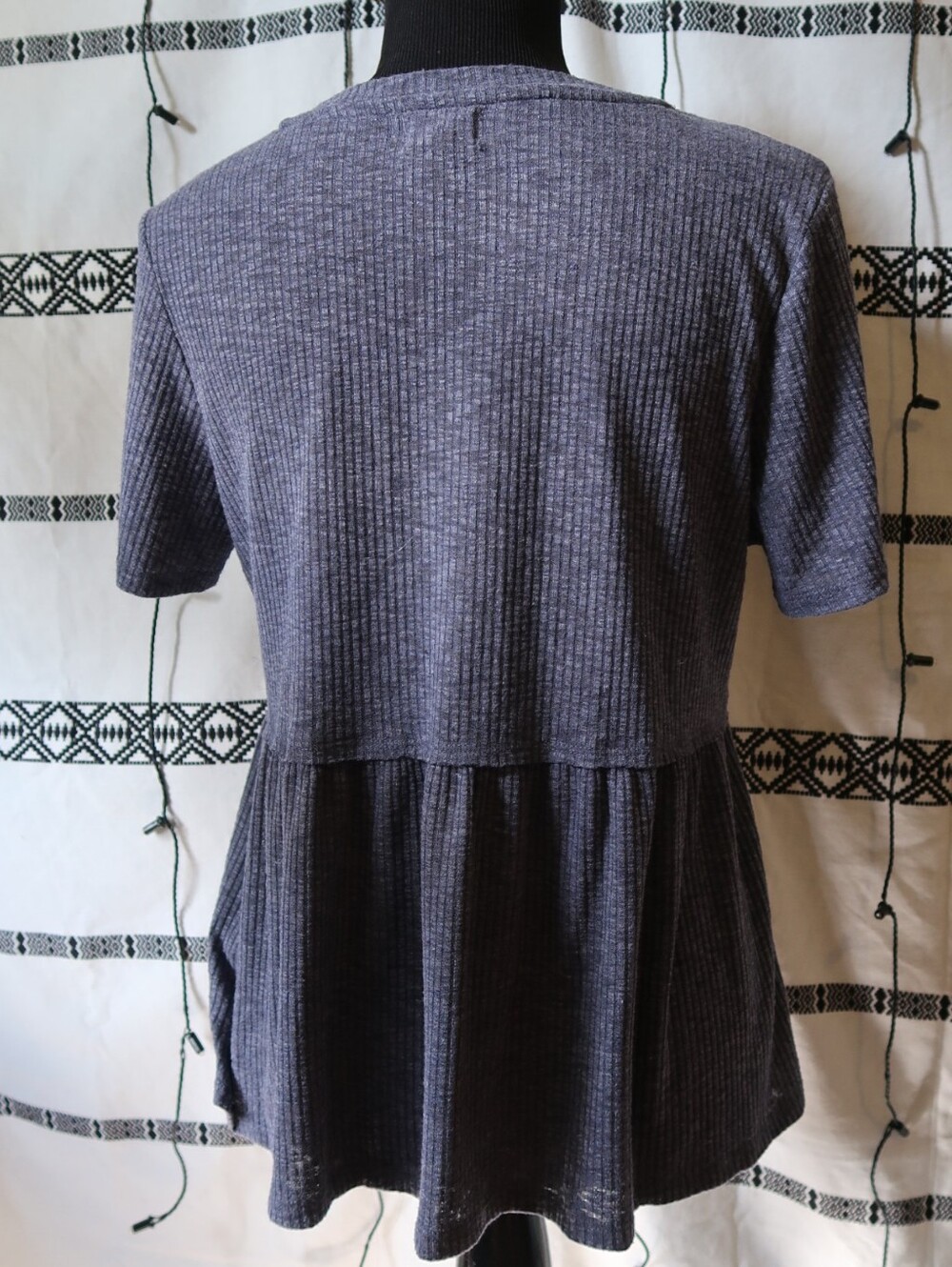 Blue Grey Top - Picture 4 of 7